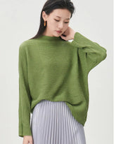 Luxury Relaxed-Fit Pleated Top